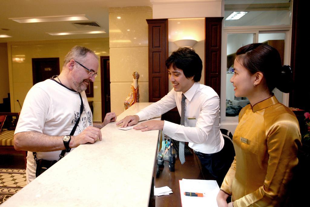 Hanoi Emotion Hotel Inreriör bild